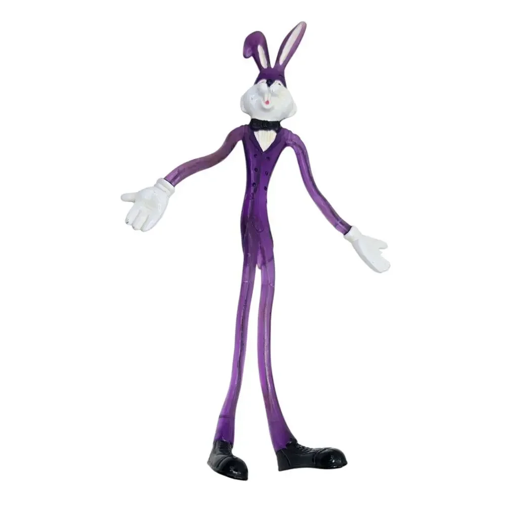 Vintage Bendable Toy Figure Cartoon Tuxedo Bunny Rabbit (3)